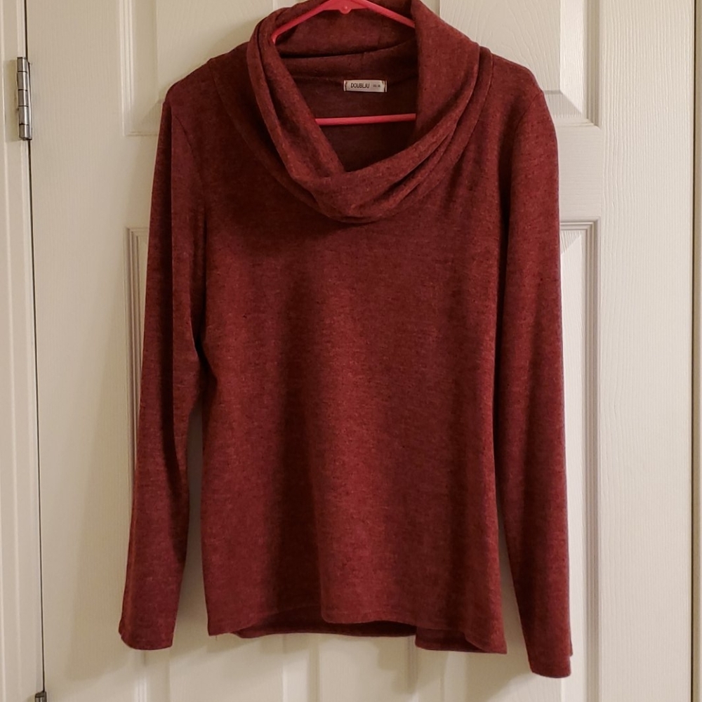 Cowl neck sweater